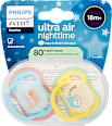 Éjszakai nyugtató cumi, Ultra air, 18 hónapos kortól PHILIPS AVENT