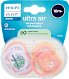 Nyugtató cumi, Ultra Air, 18 hónapos kortól, kislányoknak PHILIPS AVENT