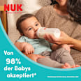 Babyflasche aus Glas Perfect Match weiß, von Geburt an, 120 ml NUK