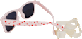 Sonnenbrille Kids rosa mit roten Herzen SUNDANCE