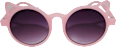 Sonnenbrille Kids pink mit Katzenohren SUNDANCE
