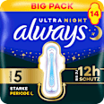 Ultra-Binden Secure Night Extra, Big Pack always