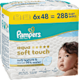 Feuchttücher aqua soft touch (6x48 St) Pampers