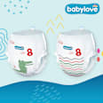 Scutece chiloțel premium numărul 8 babylove