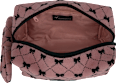 Kosmetiktasche rosa mit Schleifen  manòu