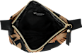 Kosmetiktasche schwarz mit Blüten manòu