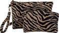 Kosmetiktasche Set Zebramuster manòu
