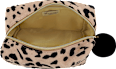 Kosmetiktasche Leomuster Wildlederoptik manòu