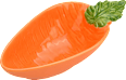Keramikschale Karotte, orange-grün Dekorieren & Einrichten