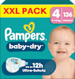 Windeln Baby Dry Gr. 4 (9-14 kg) XXL Pack Pampers