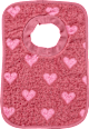 Lätzchen mit Herz-Muster, rosa ALANA
