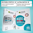 Hydrokoloidné náplasti na akné Pimple Patch Ultra GARNIER PureActive