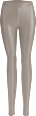 Leggings Relax & Go Lederoptik taupe, Gr. 40/42 nur die
