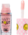 Lipgloss Happy Pout Shimmer, Smiley World Pink Bliss REVOLUTION