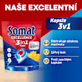 Excellence kapsle do myčky 3v1 Lemon MEGA Somat