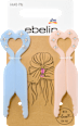 Haar-Pins, pastell ebelin