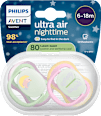 dudlík Ultra air night 6-18 m Ptáček/motýl PHILIPS AVENT