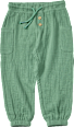Hose aus Musselin mit Kordel, grün, Gr. 104 ALANA
