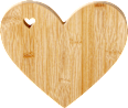 Schneidebrett aus Bambus "Herz" wenco