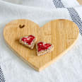 Schneidebrett aus Bambus "Herz" wenco
