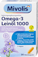 Omega-3 laneno ulje 1000 mg, kapsule Mivolis