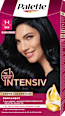 Haarfarbe 1-1/909 Blauschwarz Palette Intensive Color Creme