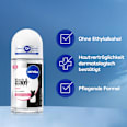 Antitranspirant Deo Roll-on Black & White Invisible Clear NIVEA