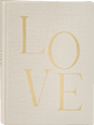 Leinenalbum Love 18x24 cm, beige Paradies