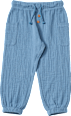 Hose aus Musselin mit Kordel, blau, Gr. 98 ALANA