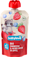 Плодово пюре ягода, черна боровинка и ябълка, 1+г babylove