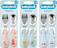 Set di posate per bambini assort. babylove