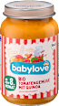 Danie Bio z pomidorami i warzywami z komosą ryżową od 8. miesiąca życia babylove