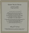 Duftkerze im Glas Green Tea & Citrus 195 g  Jean&Len