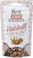 Pochúťka pre mačky care Hairball Brit