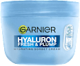 hydratační pleťový sorbet krém Hyaluron Fresh & Plump GARNIER