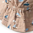 Hut mit Schiffs-Muster aus Musselin, beige, Gr. 46/47 ALANA