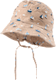 Hut mit Schiffs-Muster aus Musselin, beige, Gr. 48/49 ALANA