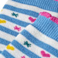 Stoppersocken mit Regenbogen-Muster, blau & rosa, Gr. 21/22 ALANA