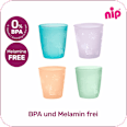 Trinkbecher bunt Nip