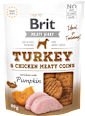 Pochúťka pre psy Meaty Jerky Turkey&Chicken Brit