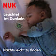 Schnuller Perfect Match Air Night Schaf/Leuchtkäfer 18-36 Monate NUK