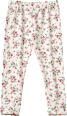 Leggings mit Ripp-Struktur & Blumen-Muster, weiß & rosa, Gr. 98 ALANA