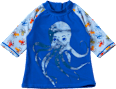 UV Shirt mit Oktopus-Motiv, blau, Gr. 134/140 PUSBLU