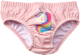 Windelbadehose mit Einhorn-Motiv, rosa, Gr. 86/92 PUSBLU