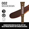 Peel-Off Augenbrauenfarbe Wonder ´Bond Brow Filler Peel-Off Tint 002 Medium Brown MANHATTAN Cosmetics