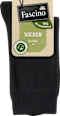 Socken mit Bio-Baumwolle schwarz Gr. 43-46 Fascino