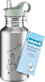 Trinkflasche Edelstahl/mintgrün, 500 ml  babylove