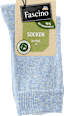 Socken mit Bio-Baumwolle blau Gr. 39-42 Fascino