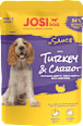 Mokra karma dla psa, indyk i marchewka w sosie, saszetka JosiDog