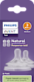 Биберони за шише Natural, поток 3 PHILIPS AVENT